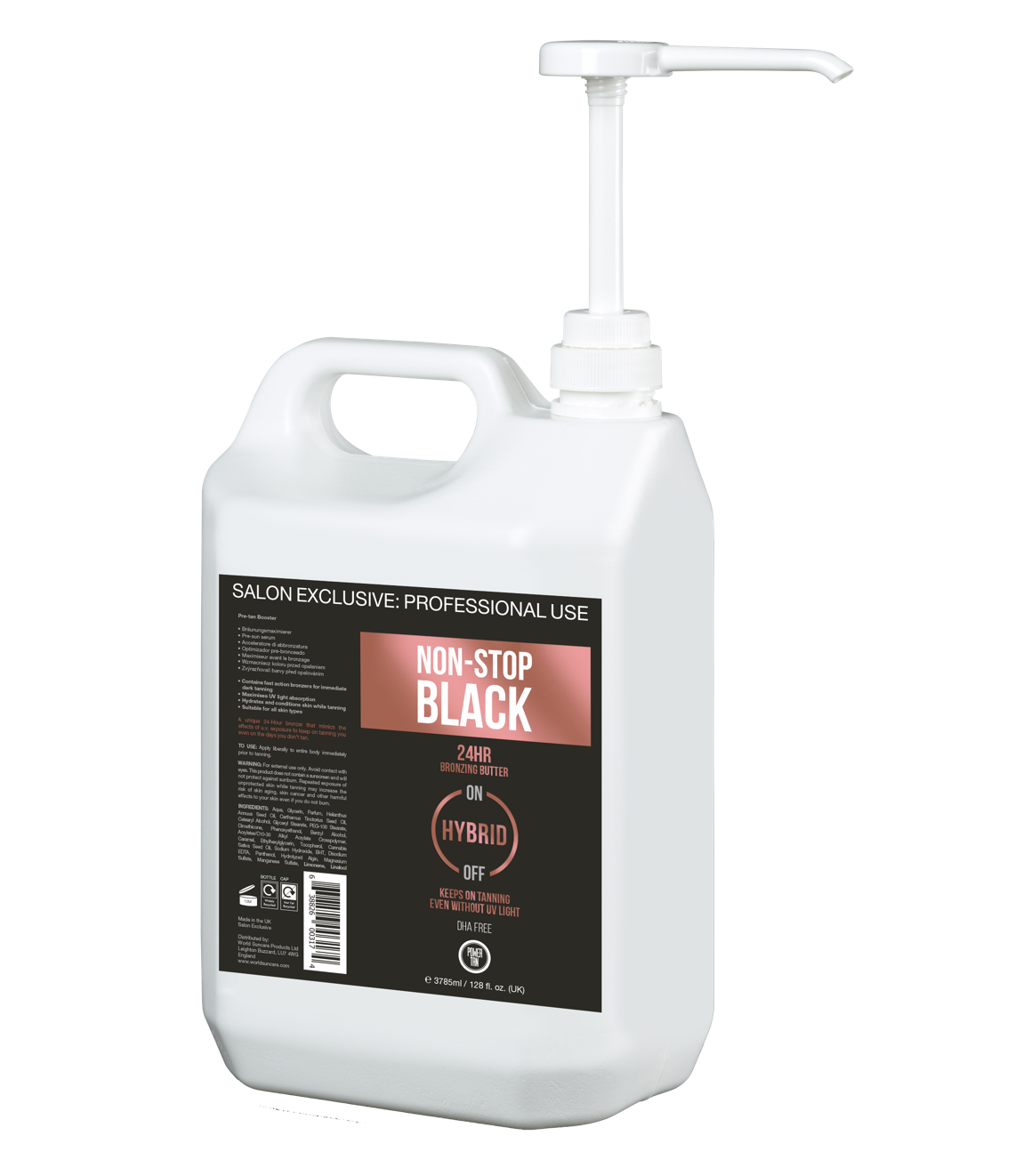 Non-Stop Black Hybrid Bronzing Butter (DHA FREE) 3785ml