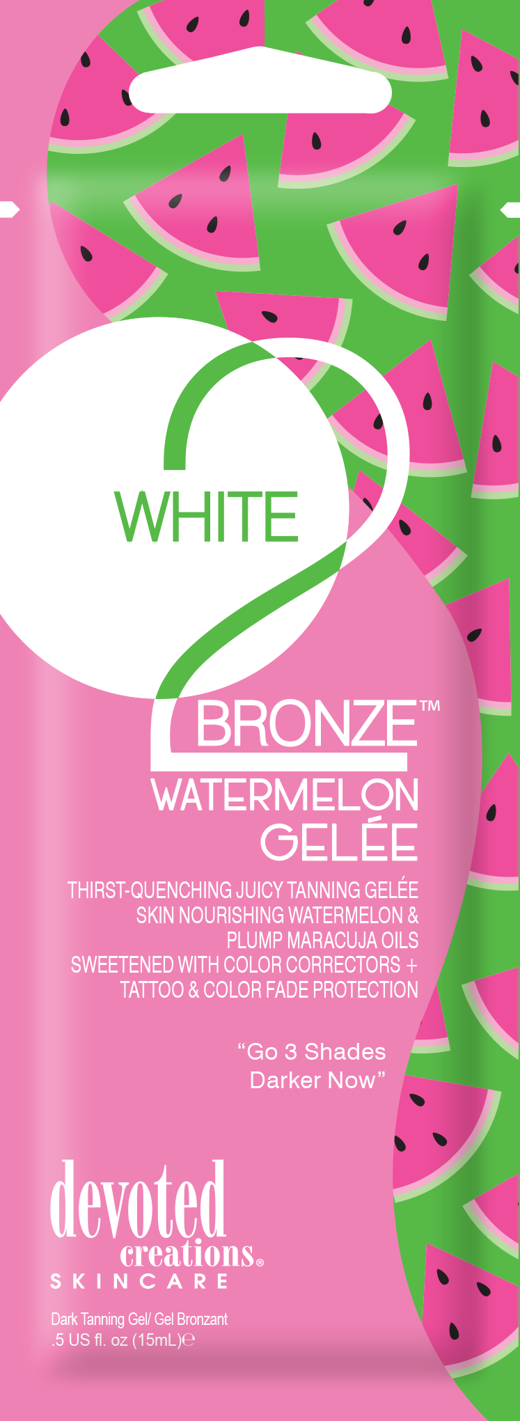 White 2 Bronze Watermelon Gelee