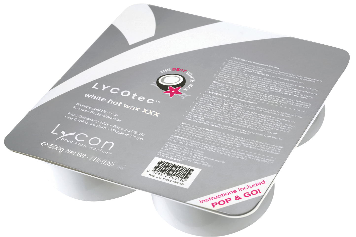 Lycotec White Hot Wax