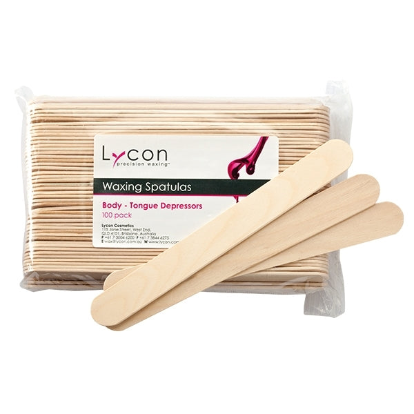 Lycon Wooden Waxing Spatulas