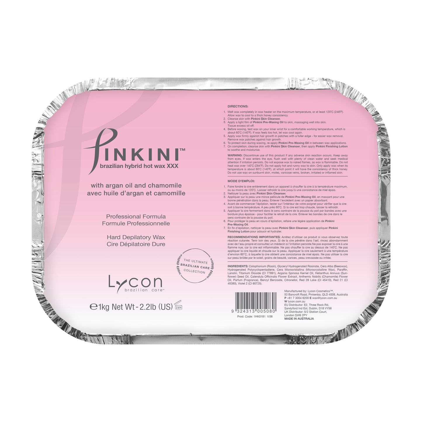 Pinkini Brazilian Hybrid Hot Wax